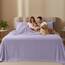 Utopia Bedding Bettwäscheset, 4-teilig, gebürstete Mikrofaser, schrumpft und lichtbeständig, pflegeleicht (Full, Lavendel)