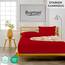 Buymax Spannbettlaken 60x120cm Baumwolle 100% Kinderbett Spannbetttuch Baby Bettlaken Jersey, Matratzenhöhe bis 15 cm, Farbe Rot