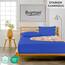 Buymax Spannbettlaken 70x140cm Doppelpack 100% Baumwolle Kinderbett Spannbetttuch Baby Bettlaken Jersey, Matratzenhöhe bis 15 cm, Farbe Dunkelblau