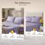 Utopia Bedding California King Size Bettlaken-Set, 4-teilig, weiche und atmungsaktive Mikrofaser, enthält 1 Spannbetttuch, 1 Bettlaken und 2 Kissenbezüge, Oeko Tex (Lavendel)