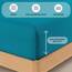 Buymax Spannbettlaken 60x120cm Doppelpack 100% Baumwolle Kinderbett Spannbetttuch Baby Bettlaken Jersey, Matratzenhöhe bis 15 cm, Farbe Petrol