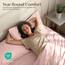 Utopia Bedding Bettwäsche-Set für King-Size-Betten – 4-teiliges Bettwäsche-Set, weiche und atmungsaktive Mikrofaser, enthält 1 Spannbetttuch, 1 Bettlaken und 2 Kissenbezüge – Oeko Tex (Teerosa)