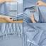 Utopia Bedding California King Size Bettlaken-Set, 4-teilig, weiche und atmungsaktive Mikrofaser, enthält 1 Spannbetttuch, 1 Bettlaken und 2 Kissenbezüge, Oeko Tex (Heather Navy)