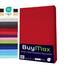 Buymax Spannbettlaken 70x140cm Baumwolle 100% Kinderbett Spannbetttuch Baby Bettlaken Jersey, Matratzenhöhe bis 15 cm, Farbe Rot