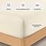 Buymax Spannbettlaken 70x140cm Doppelpack 100% Baumwolle Kinderbett Spannbetttuch Baby Bettlaken Jersey, Matratzenhöhe bis 15 cm, Farbe Beige