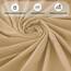 Buymax Spannbettlaken 70x140cm Doppelpack 100% Baumwolle Kinderbett Spannbetttuch Baby Bettlaken Jersey, Matratzenhöhe bis 15 cm, Farbe Sand