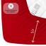 Buymax Spannbettlaken 90x200cm Doppelpack 100% Baumwolle Spannbetttuch Bettlaken Jersey, Matratzenhöhe bis 25 cm, Farbe Rot