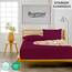Buymax Spannbettlaken 90x200cm Doppelpack 100% Baumwolle Spannbetttuch Bettlaken Jersey, Matratzenhöhe bis 25 cm, Farbe Bordeaux