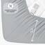 Buymax Spannbettlaken 90x200cm Doppelpack 100% Baumwolle Spannbetttuch Bettlaken Jersey, Matratzenhöhe bis 25 cm, Farbe Silber