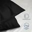 Kissenbezug 50x70 Schwarz 2er Set Mikrofaser Oeko-TEX Zertifiziert Dreamzie - Kopfkissenbezug 50x70 Weich