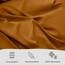 Blumtal Bettwäsche 250x200cm + 2X 50x80cm Kopfkissenbezug - Oeko-TEX zert. Mikrofaser Bettwäsche Set - Mikrofaser Bettbezug bis 95 °C - Deckenbezug + Kissenbezug 3-teilig - Sommerbettwäsche Hellbraun