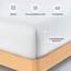 Buymax Spannbettlaken 160x200cm Doppelpack 100% Baumwolle Spannbetttuch Bettlaken Jersey, Matratzenhöhe bis 25 cm, Farbe Weiß