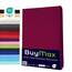 Buymax Spannbettlaken 200x200cm Doppelpack 100% Baumwolle Spannbetttuch Bettlaken Jersey, Matratzenhöhe bis 25 cm, Farbe Bordeaux
