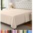 Utopia Bedding Bettlaken, Oberlaken, weich gebürstetes Mikrofasergewebe, kein Einlaufen, farbecht, pflegeleicht, nur 1 Bettlaken, Kingsize-Größe, Beige