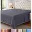 Utopia Bedding Bettlaken, weich gebürstetes Mikrofasergewebe, kein Einlaufen, farbecht, pflegeleicht, nur 1 Bettlaken, Fullsize, Grau