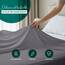 Utopia Bedding - Bettlaken ohne Gummizug 266x259cm - Weich Gebürstetes Polyester - Mikrofaser Flaches Laken – Grau
