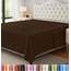 Utopia Bedding Bettlaken, weich gebürstetes Mikrofasergewebe, kein Einlaufen, farbecht, pflegeleicht, nur 1 Bettlaken, Kingsize, Braun