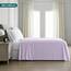 Utopia Bedding - Bettlaken ohne Gummizug 225x255cm - Oeko-TEX Zertifiziert - Weich Gebürstetes Polyester - Mikrofaser Flaches Laken – Lavendel