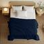 Utopia Bedding Bettlaken, weich gebürstetes Mikrofasergewebe, schrumpffreies und lichtbeständiges Oberlaken, pflegeleicht, nur 1 Bettlaken, Queensize, Marineblau