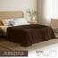 Utopia Bedding Bettlaken, weich gebürstetes Mikrofasergewebe, kein Einlaufen, farbecht, pflegeleicht, nur 1 Bettlaken, Kingsize, Braun
