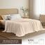 Utopia Bedding Bettlaken, Oberlaken, weich gebürstetes Mikrofasergewebe, kein Einlaufen, farbecht, pflegeleicht, nur 1 Bettlaken, Kingsize-Größe, Beige