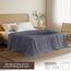 Utopia Bedding Bettlaken, weich gebürstetes Mikrofasergewebe, schrumpffreies und lichtbeständiges Oberlaken, pflegeleicht, nur 1 Bettlaken, Queensize, Grau