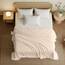 Utopia Bedding Bettlaken, Oberlaken, weich gebürstetes Mikrofasergewebe, kein Einlaufen, farbecht, pflegeleicht, nur 1 Bettlaken, Kingsize-Größe, Beige