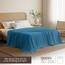 Utopia Bedding Bettlaken, weich gebürstetes Mikrofasergewebe, kein Einlaufen, farbecht, pflegeleicht, nur 1 Bettlaken, Queensize, Denim-Blau
