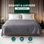Utopia Bedding - Flach Laken ohne Gummizug - 167 x 243 cm - Oeko-TEX Zertifiziert - Weich Gebürstetes Polyester – Mikrofaser – Flaches Blatt – Grau