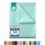 Utopia Bedding - Bettlaken ohne Gummizug 270x290cm - Oeko-TEX Zertifiziert - Weich Gebürstetes Polyester - Mikrofaser Flaches Laken – Spa Blau
