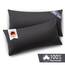 Blumtal Jersey Kissenbezug 50x80 im 2er Set - Oeko-TEX zertifizierte Kopfkissenbezüge 50x80 aus 100% Baumwolle - weiche Kissenhülle für Kissen 50x80 cm mit Reißverschluss - Anthrazit