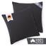 Blumtal Kissenbezug 40x40 cm (2er Set Kissenbezüge) - Anthrazit - 100% Baumwoll-Jersey, Oeko-Tex Zertifiziert, Kissenhülle 40x40 - Jersey Kopfkissenbezug für Kissen 40x40 cm mit Reißverschluss