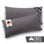 Blumtal Jersey Kissenbezug 40x70 im 2er Set - Oeko-TEX zertifizierte Kopfkissenbezüge 40x70 aus 100% Baumwolle - weiche Kissenhülle für Kissen 40x70 cm mit Reißverschluss - Grau