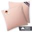 Blumtal Kissenbezug 80x80 cm (2er Set Kissenbezüge) - Dusty Pink - Rosa - 100% Baumwoll-Jersey, Oeko-Tex zertifiziert, Kopfkissenbezug 80x80 - Jersey Kissenhülle für Kissen 80x80 cm mit Reißverschluss