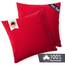 Blumtal Kissenbezug 80x80 cm (2er Set Kissenbezüge) - Rot - 100% Baumwoll-Jersey, Oeko-Tex Zertifiziert, Kopfkissenbezug 80x80 - Jersey Kissenhülle für Kissen 80x80 cm mit Reißverschluss