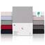 Blumtal® Premium Topper Spannbettlaken 90x200cm Jersey im 2er Set - OEKO-TEX zertifiziertes Bettlaken 90x200cm Baumwolle 100% - Spannleintuch 90x200 Topper Bezug bis 10cm - Bettlaken für Topper - Grau