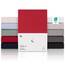 Blumtal® Premium Topper Spannbettlaken 180x200cm Jersey im 2er Set - Oeko-TEX zertifiziertes Bettlaken 180x200 Baumwolle 100% - Spannbetttuch 180x200 Topper bis 10cm Höhe - Bettlake Topper - Rot