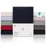 Blumtal® Premium Spannbettlaken 270x200 cm Boxspringbett Jersey - Oeko-TEX zertifiziertes Bettlaken 200x270 Baumwolle - Spannbettlaken 270x200 Familienbett - Laken 270x200 Familienbett in Blau