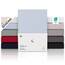 Blumtal® Premium Spannbettlaken 270x200 cm Boxspringbett Jersey - Oeko-TEX zertifiziertes Bettlaken aus Baumwolle - Hellblau