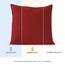 Dreamzie Kopfkissenbezug, 50 x 50 cm (2 Stück), 100% Baumwolle, Jersey, 150 g/m², rot, Kissenbezug 50 x 50 cm, Baumwolle, strapazierfähig, hypoallergen, für Kopfkissen