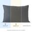Dreamzie Kissenbezug 40x70 (Set mit 2) - 100% Jersey Baumwolle 150 g/qm Kissenbezüge -Anthrazit - Für Kissen 40x70 cm - Kissenhülle - Kissenbezug - Resistent und Hypoallergen