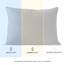 Kissenbezug 50 x 70 cm (Set mit 2) - 100% Jersey Baumwolle 150 g/qm Kissenbezüge -Grau - Für Kissen 50 x 70 cm - Kissenhülle - Kissenbezug - Resistent und Hypoallergen - Dreamzie