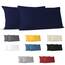 Dreamzie Kissenbezug 40 x 80 (Set mit 2) - 100% Jersey Baumwolle 150 g/qm Kissenbezüge -Dunkelblau - Für Kissen 40 x 80 cm - Kissenhülle - Kissenbezug - Resistent und Hypoallergen