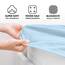 Jacobson Jersey Spannbettlaken Spannbetttuch Baumwolle Bettlaken (60x120-70x140 cm, Hellblau)