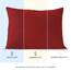 Dreamzie Kissenbezug 50 x 70 cm (Set mit 2) - 100% Jersey Baumwolle 150 g/qm Kissenbezüge -Rot - Für Kissen 50 x 70 cm - Kissenhülle - Kissenbezug - Resistent und Hypoallergen