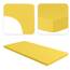Jacobson Jersey Spannbettlaken Spannbetttuch Baumwolle Bettlaken (Topper 140-160x200 cm, Gelb)