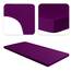 Jacobson Jersey Spannbettlaken Spannbetttuch Baumwolle Bettlaken (Topper 140-160x200 cm, Royal Lila)