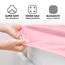 Jacobson Jersey Spannbettlaken Spannbetttuch Baumwolle Bettlaken (140x200-160x200 cm, Rosa)