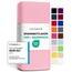 Jacobson Jersey Spannbettlaken Spannbetttuch Baumwolle Bettlaken (120x200-130x200 cm, Rosa)