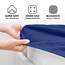 Jacobson Jersey Spannbettlaken Spannbetttuch Baumwolle Bettlaken (140x200-160x220 cm, Royal Blau)